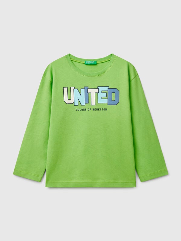 T-shirt manica lunga in cotone  Bambino