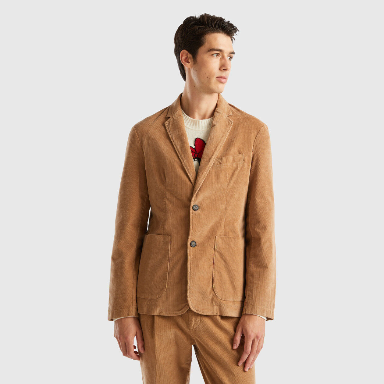 Slim fit discount corduroy blazer