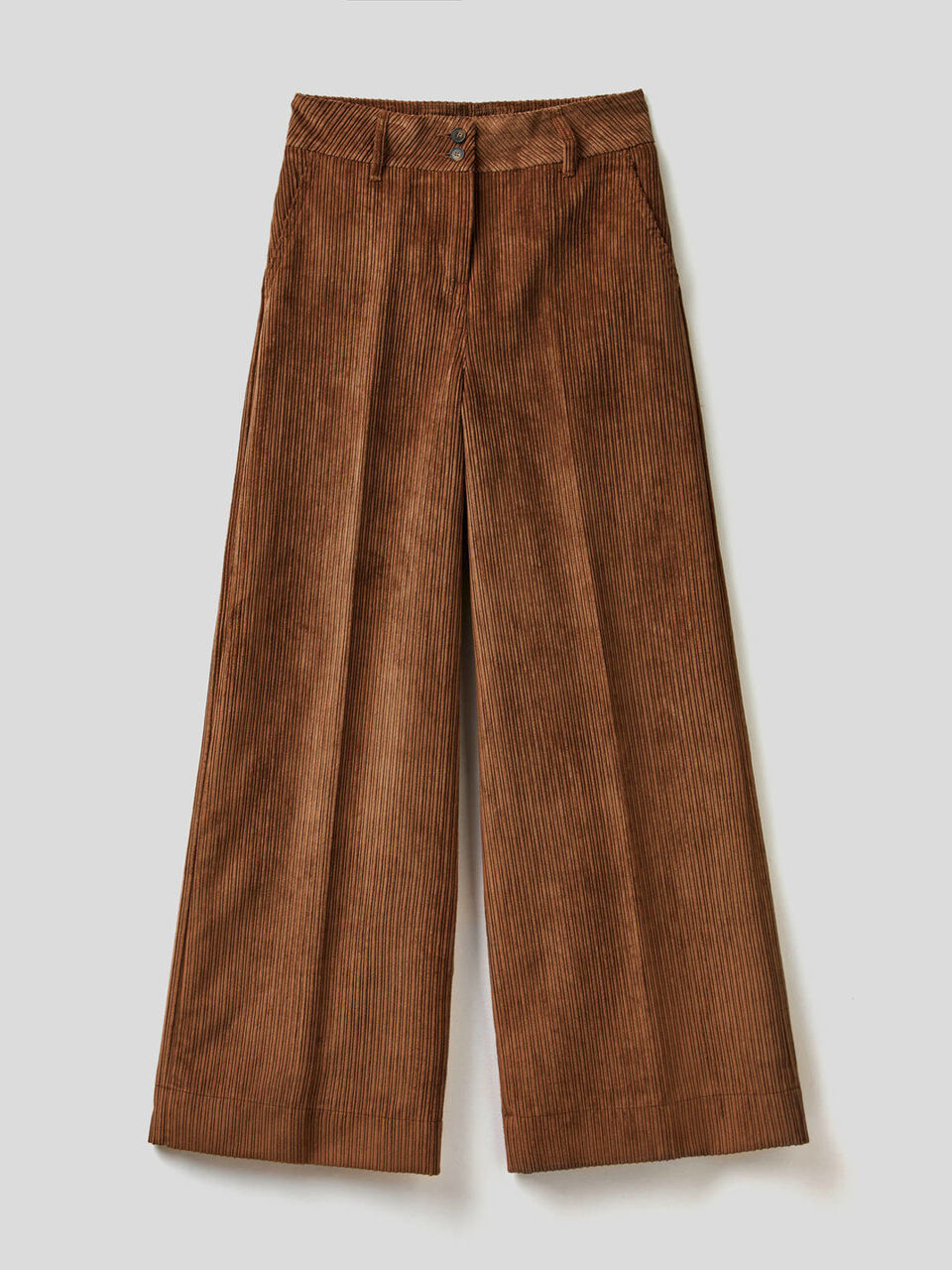Pantalon palazzo en velours image number 1
