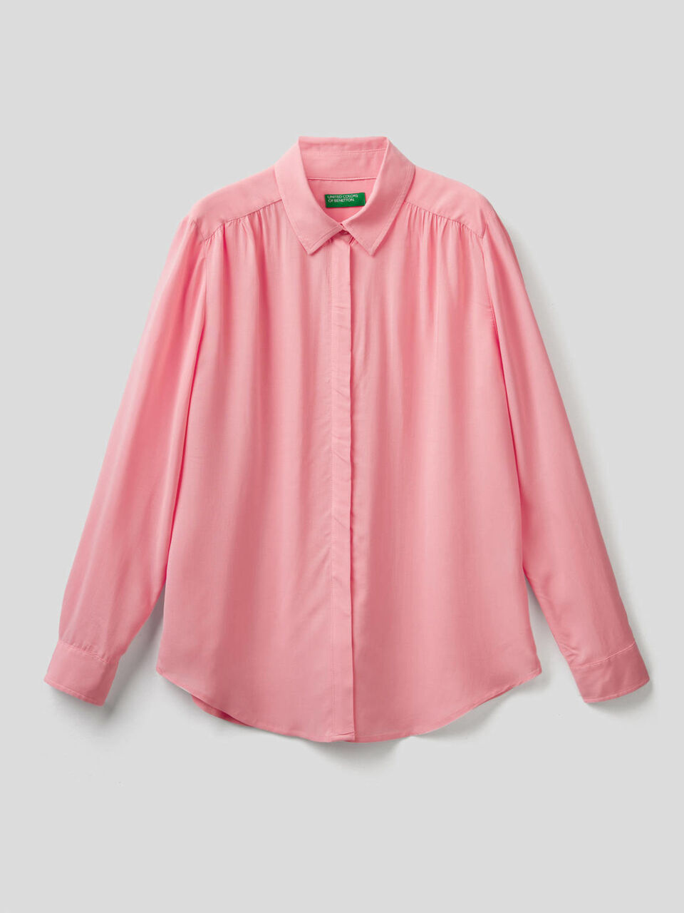 Camicia fluida con arricciature image number 1
