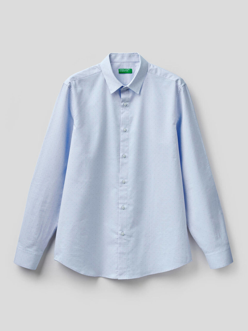Chemise coupe slim en pur coton image number 1