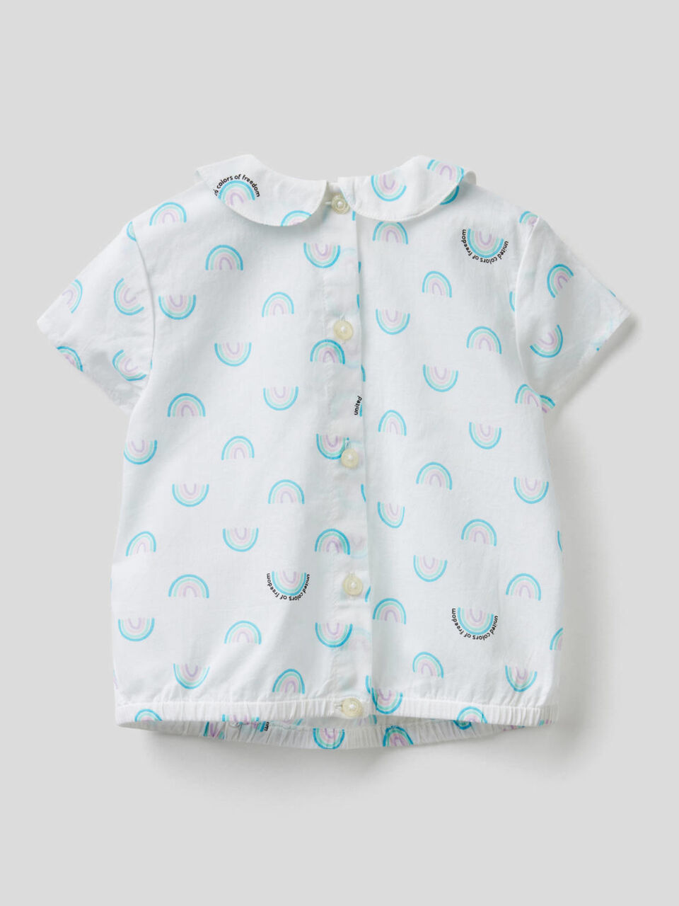 Blouse imprimée en pur coton image number 2