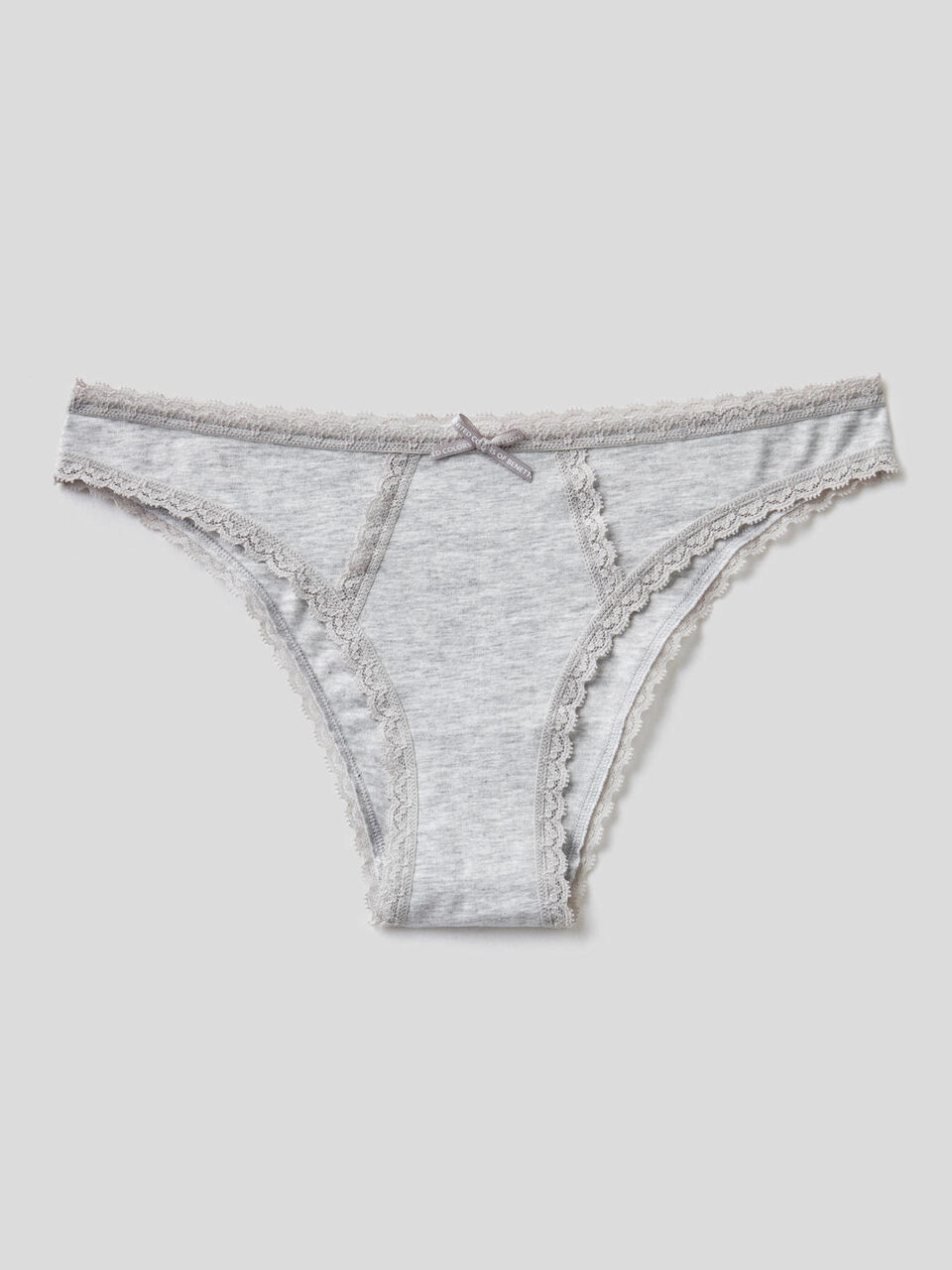 Slip à taille basse en coton stretch image number null