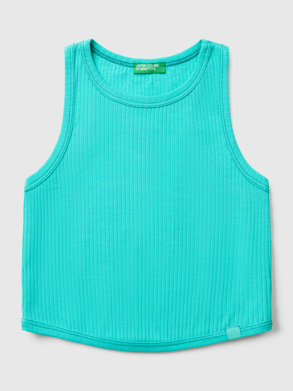 Geripptes Tanktop Mädchen