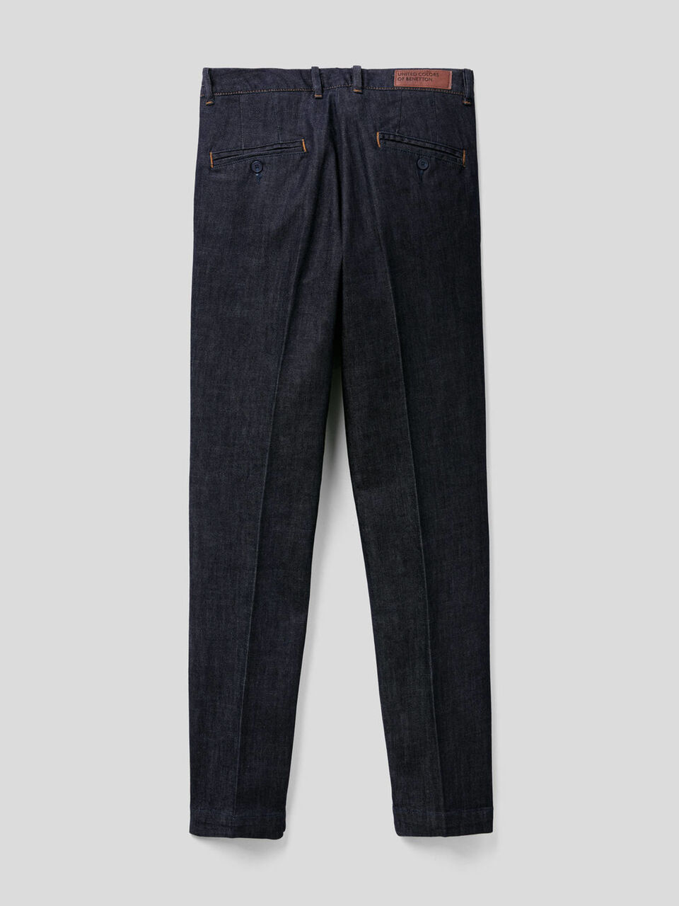 Chino en denim de coton stretch image number null