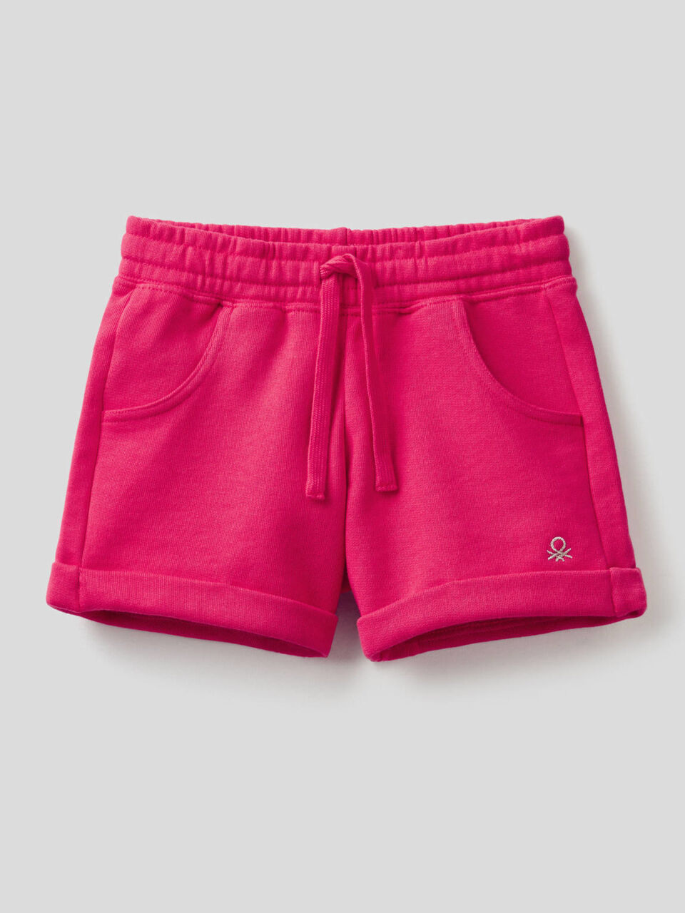 Sweat shorts in stretch cotton image number null