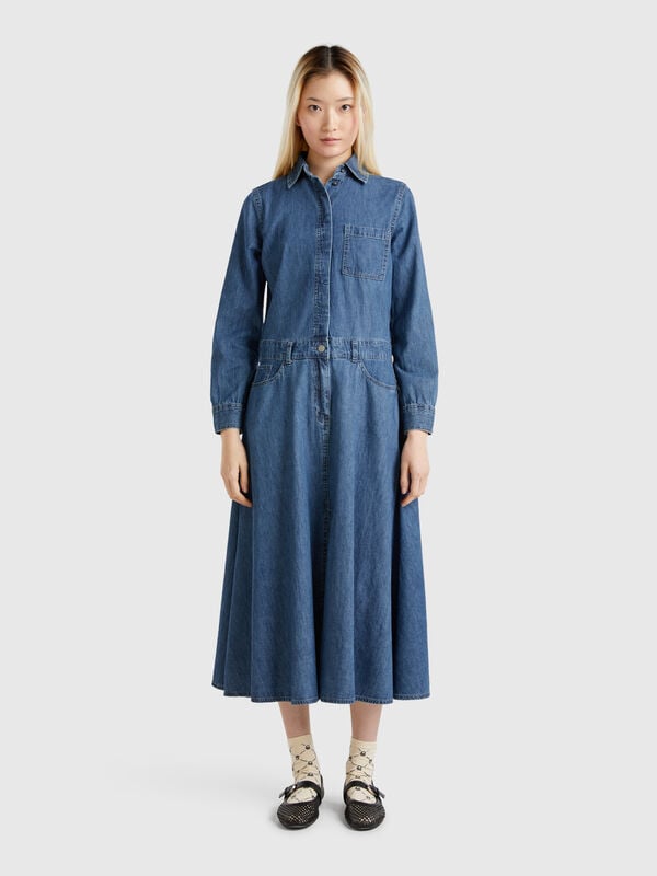 Jeanshemdkleid Damen