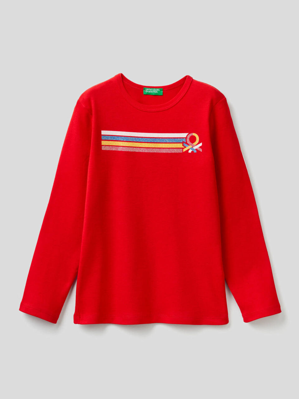 T-shirt manica lunga con stampa image number 1