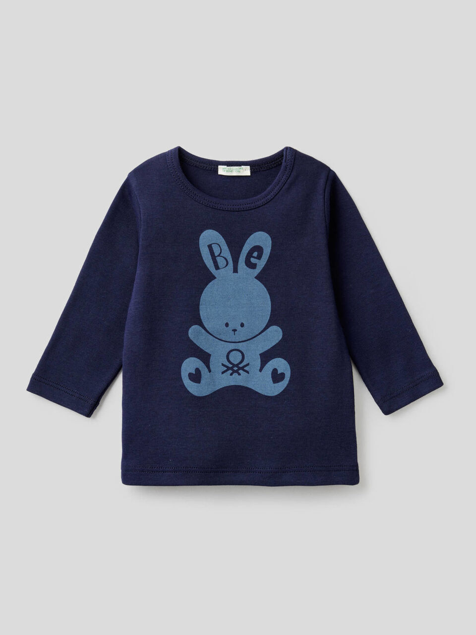 T-shirt manica lunga in 100% cotone bio image number 1