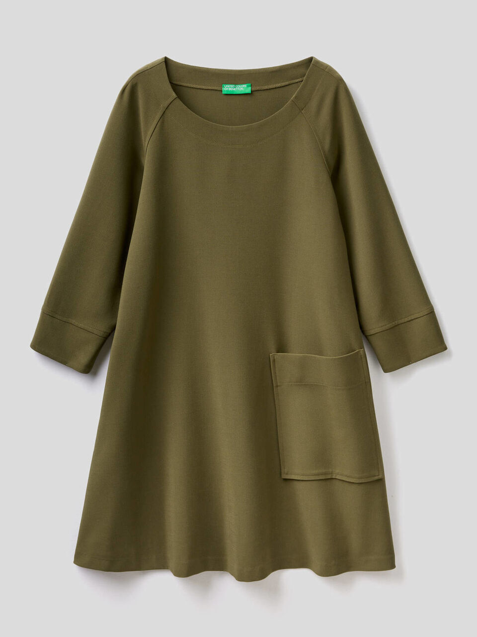 Flared dress with maxi pocket image number 1