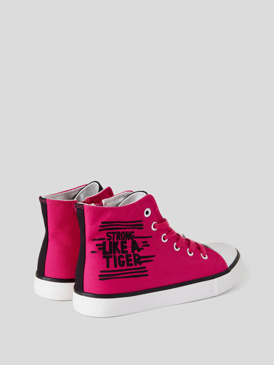 Hohe Sneakers mit Print image number 2