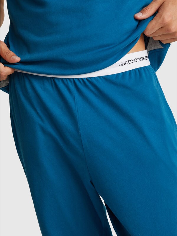 Hose mit Logo-Gummizug Herren