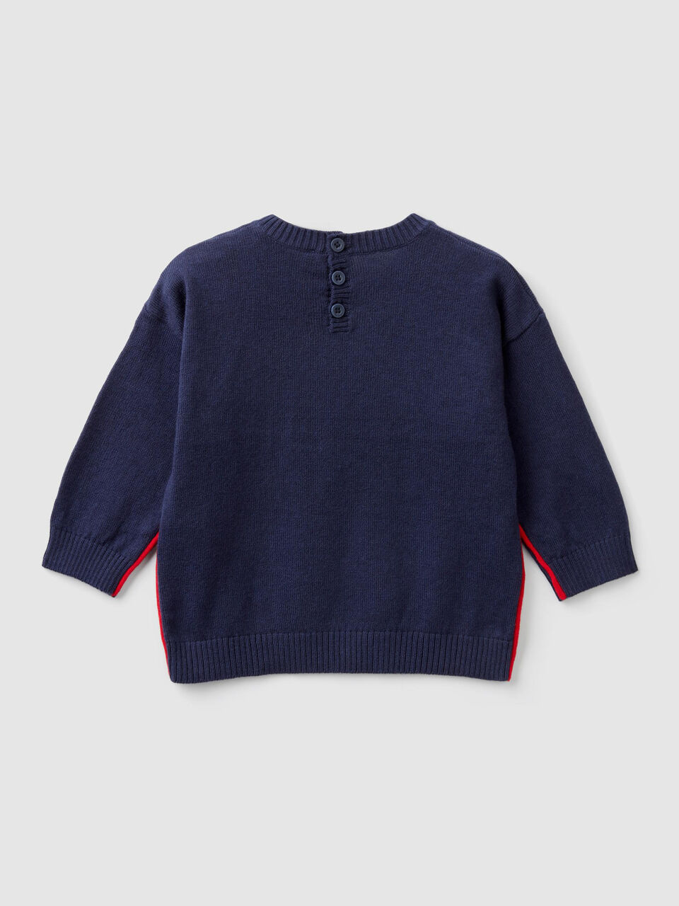 Pullover mit Schriftzug und Reißverschluss-Detail image number 2