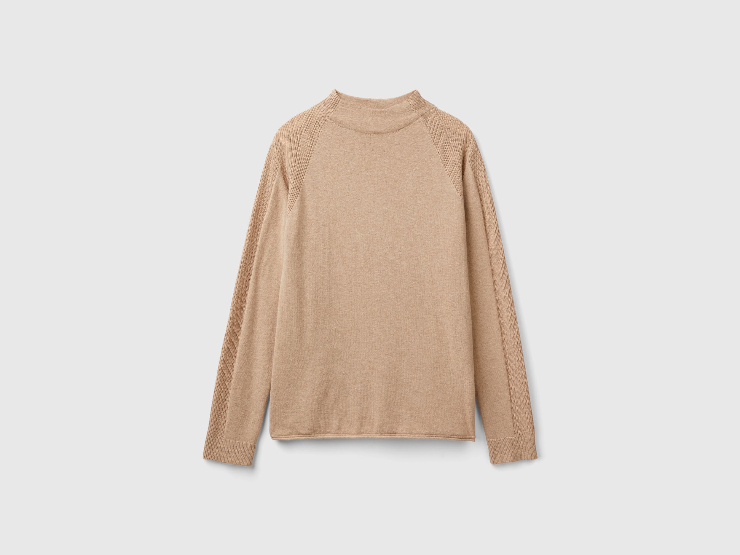 Maglione in misto cashmere Cammello Benetton