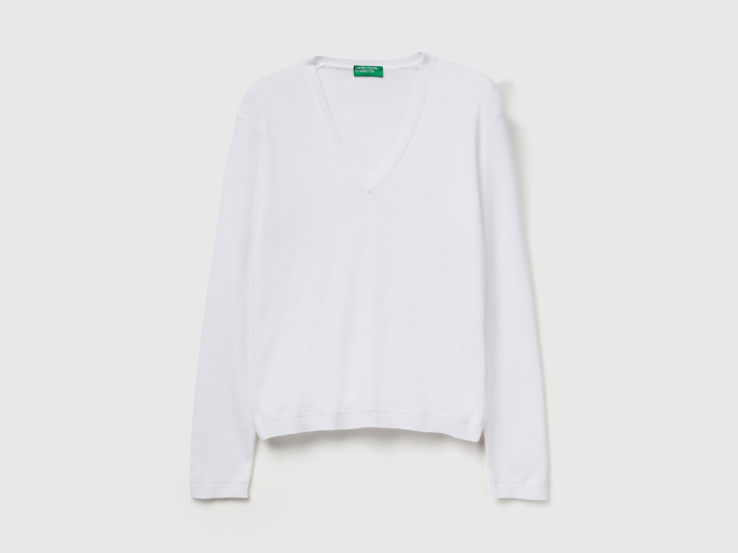 V NECK SWEATER L/S Damen image number 4