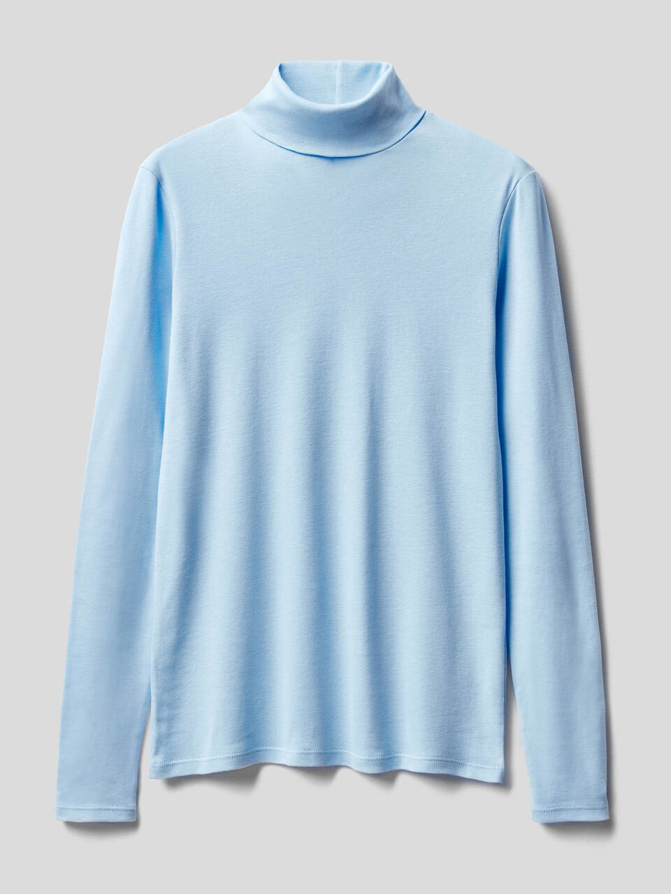 T-shirt a manica lunga con collo alto image number 1