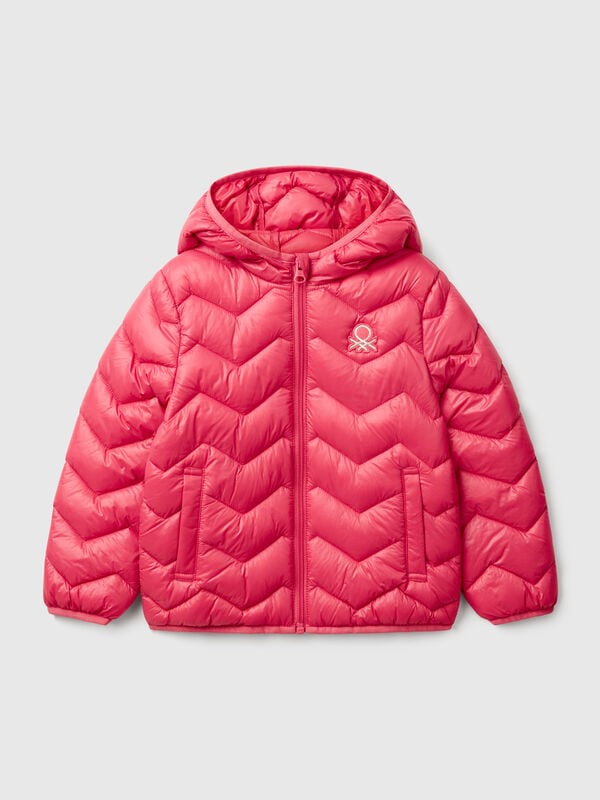 Veste matelassée avec capuche Filles