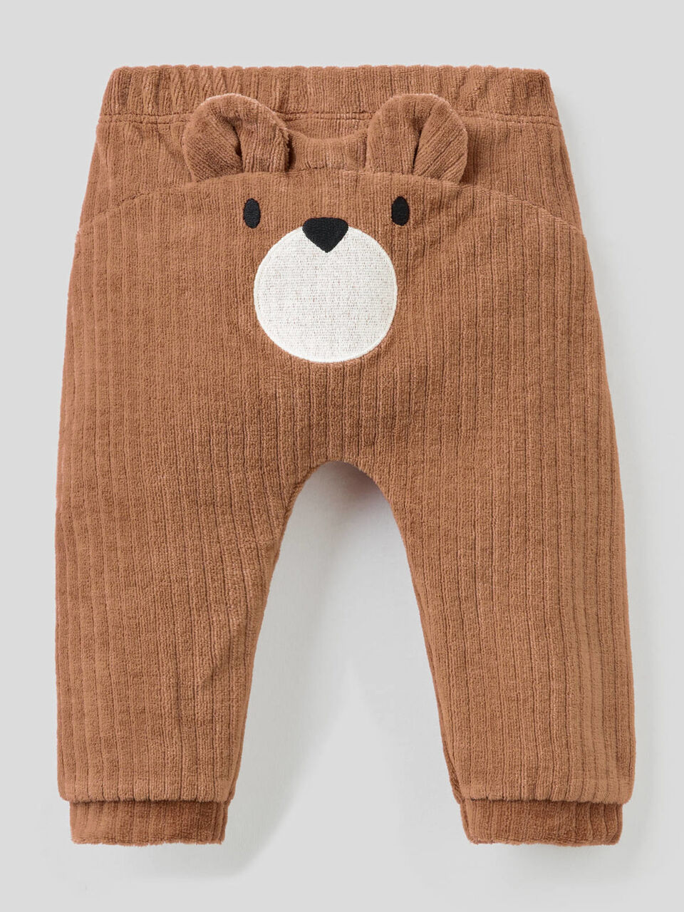 Pantalon en chenille avec petit animal image number 2