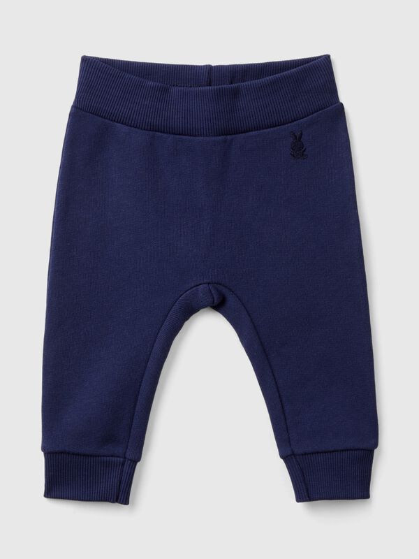 Plüschhose aus Baumwolle Newborn