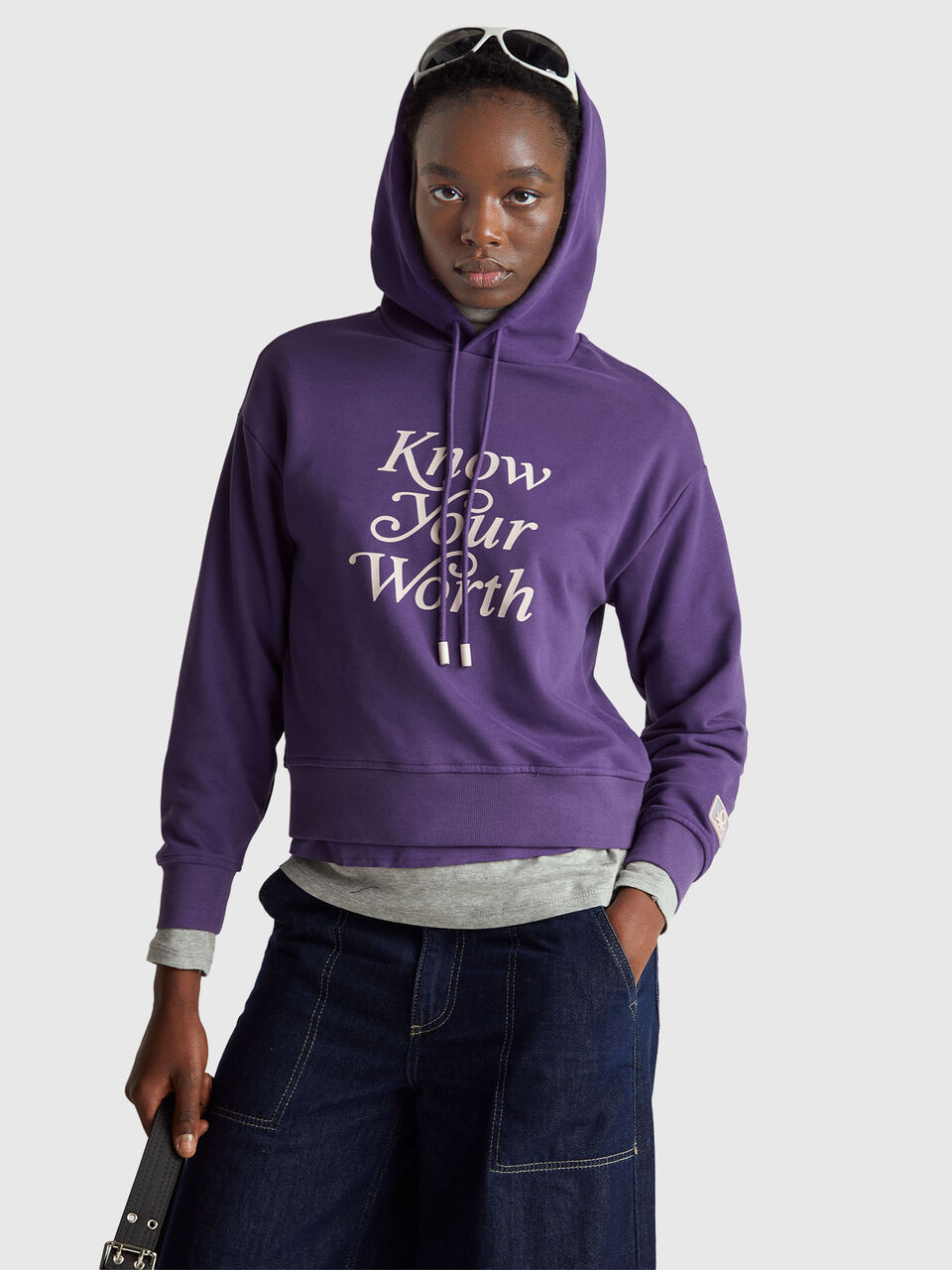 SWEATER W/HOOD Damen image number null