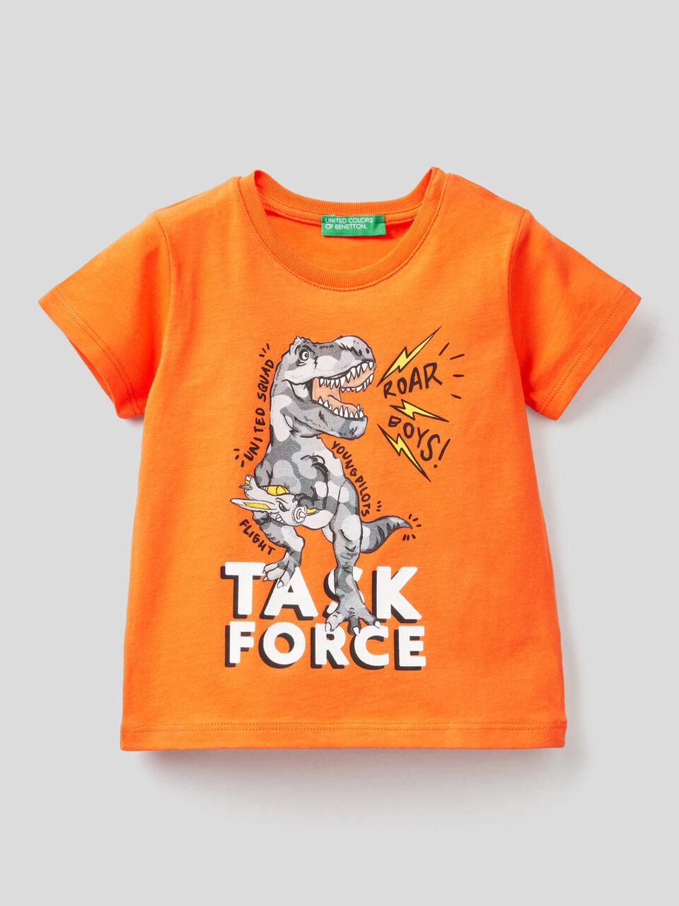 T-shirt stampata in cotone biologico image number 1