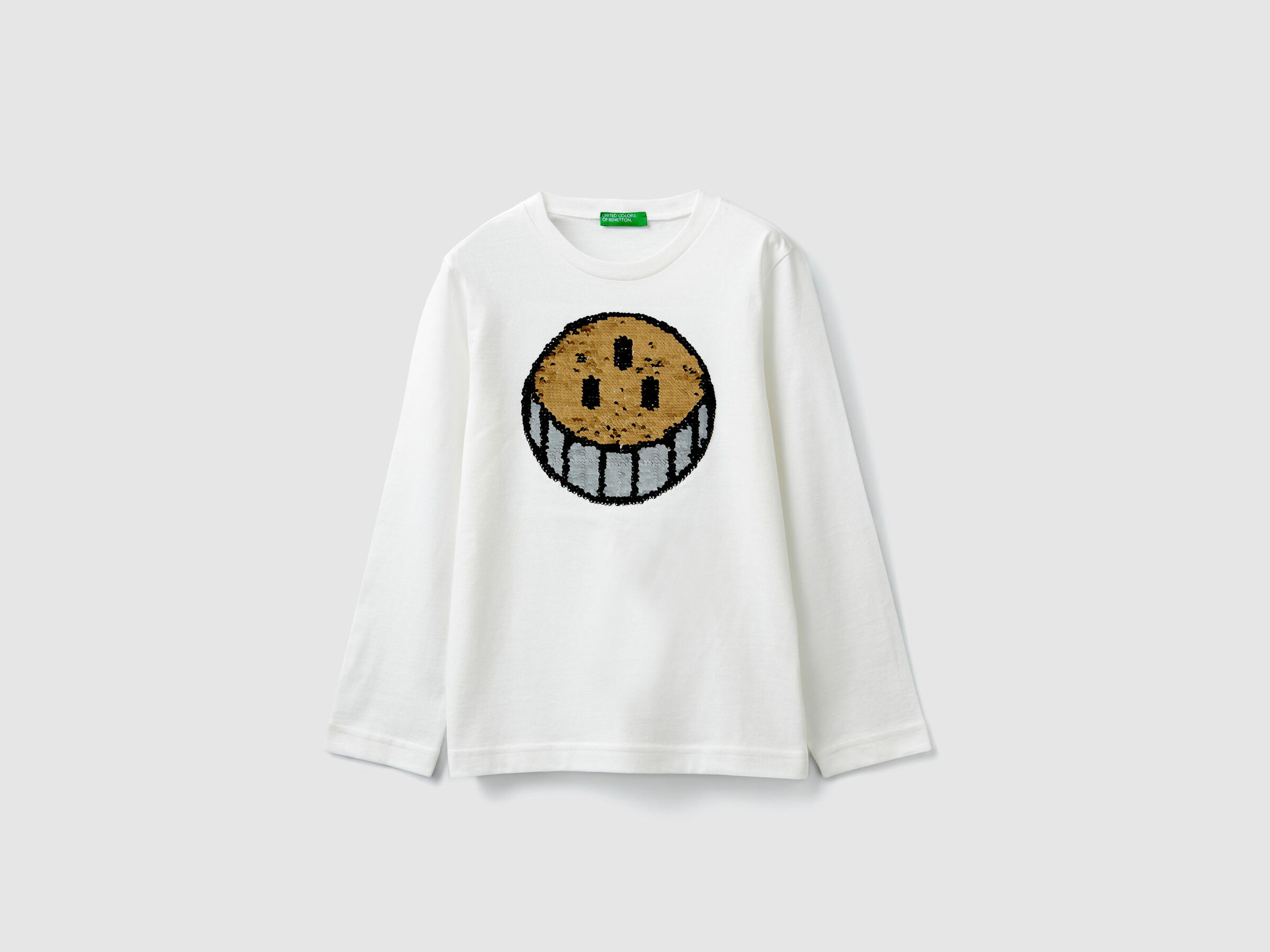 T-Shirt mit wendbaren Pailletten image number null