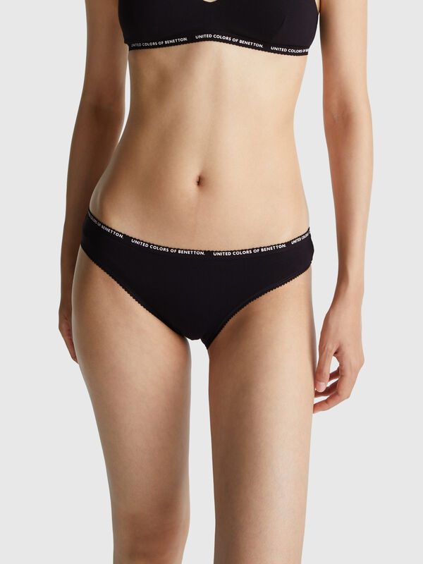 Slip aus elastischer Baumwolle Damen