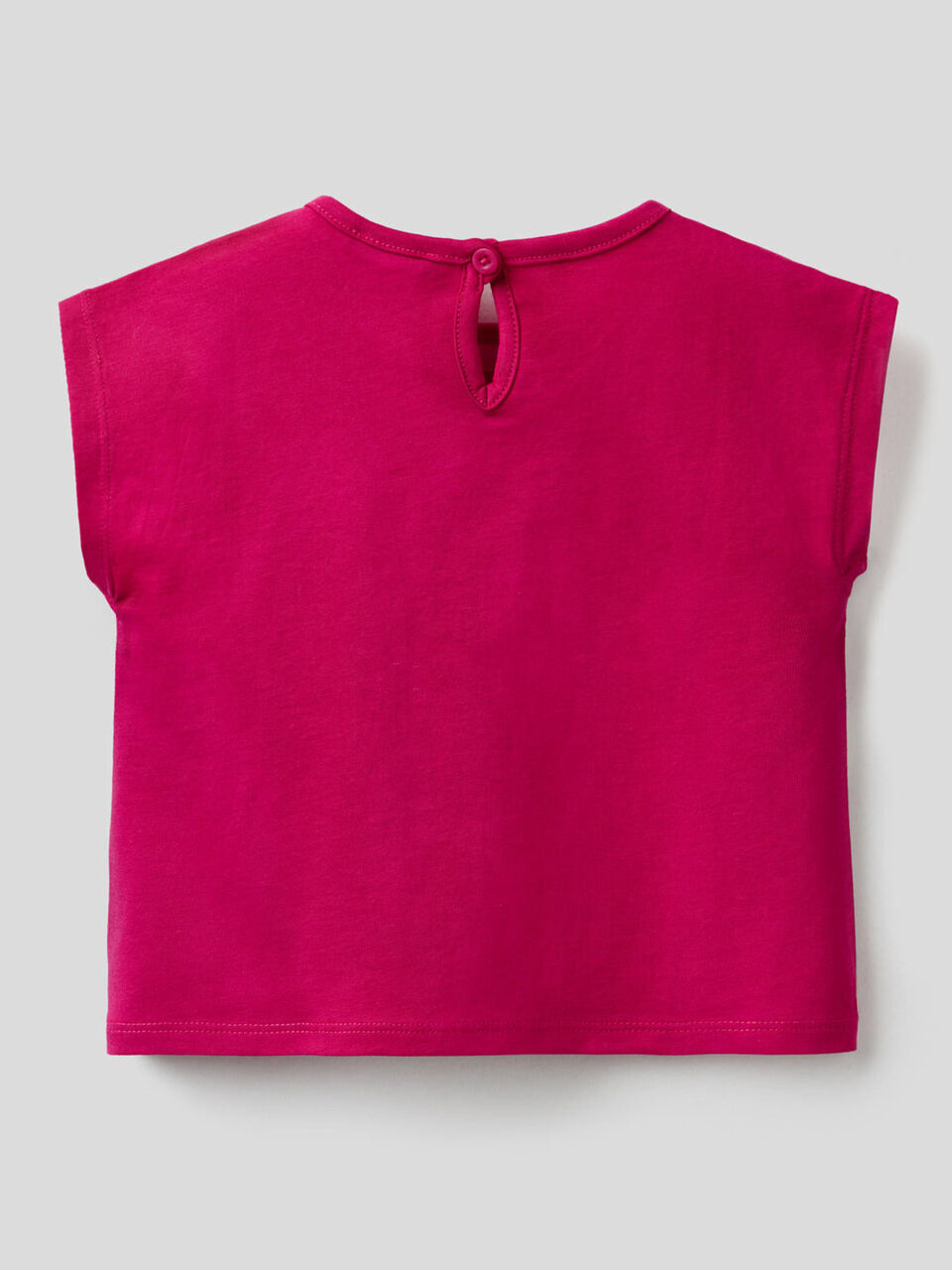 Gestreiftes T-Shirt mit Print image number 2