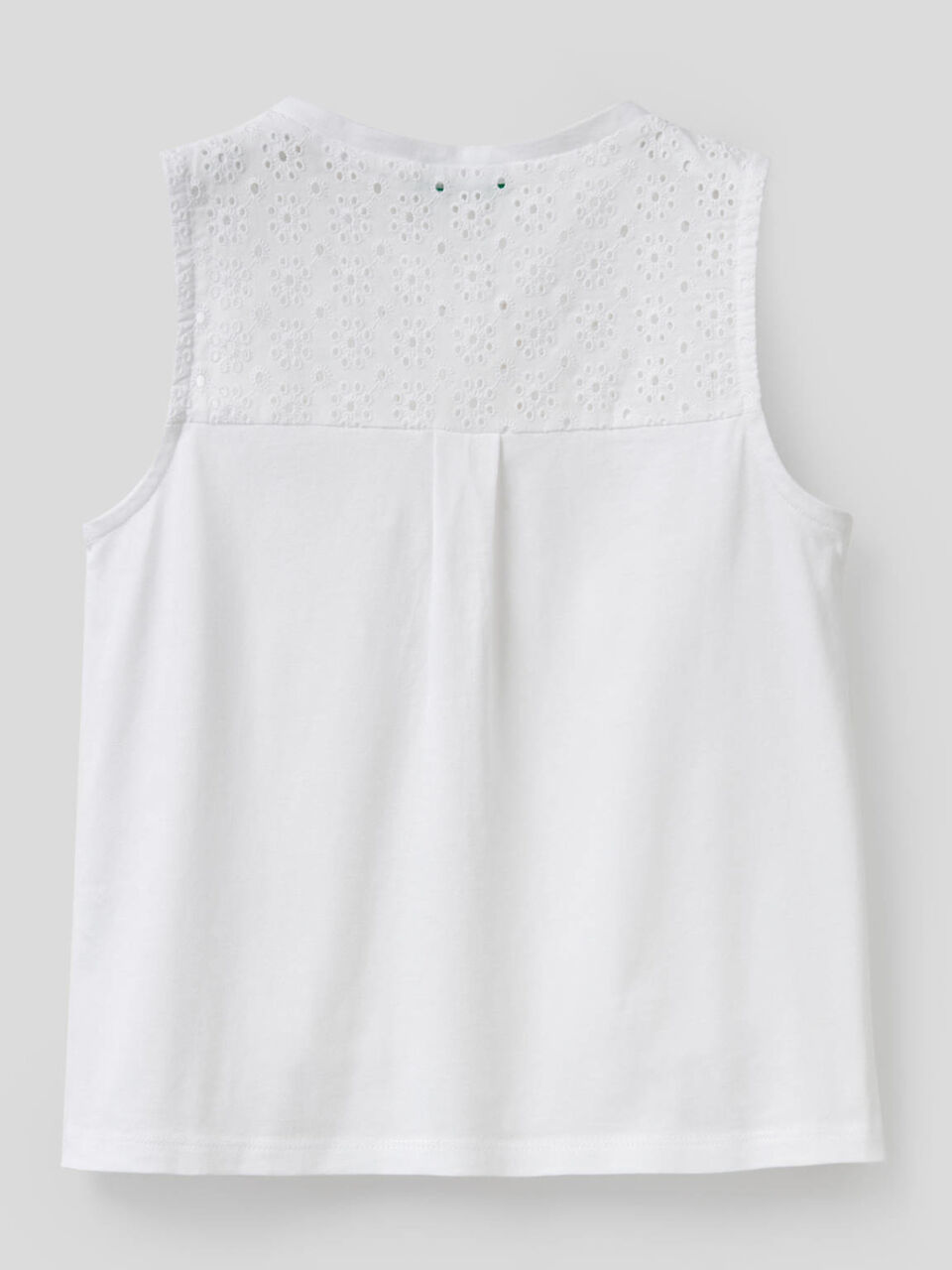 Ärmellose Bluse aus 100% Baumwolle image number 2