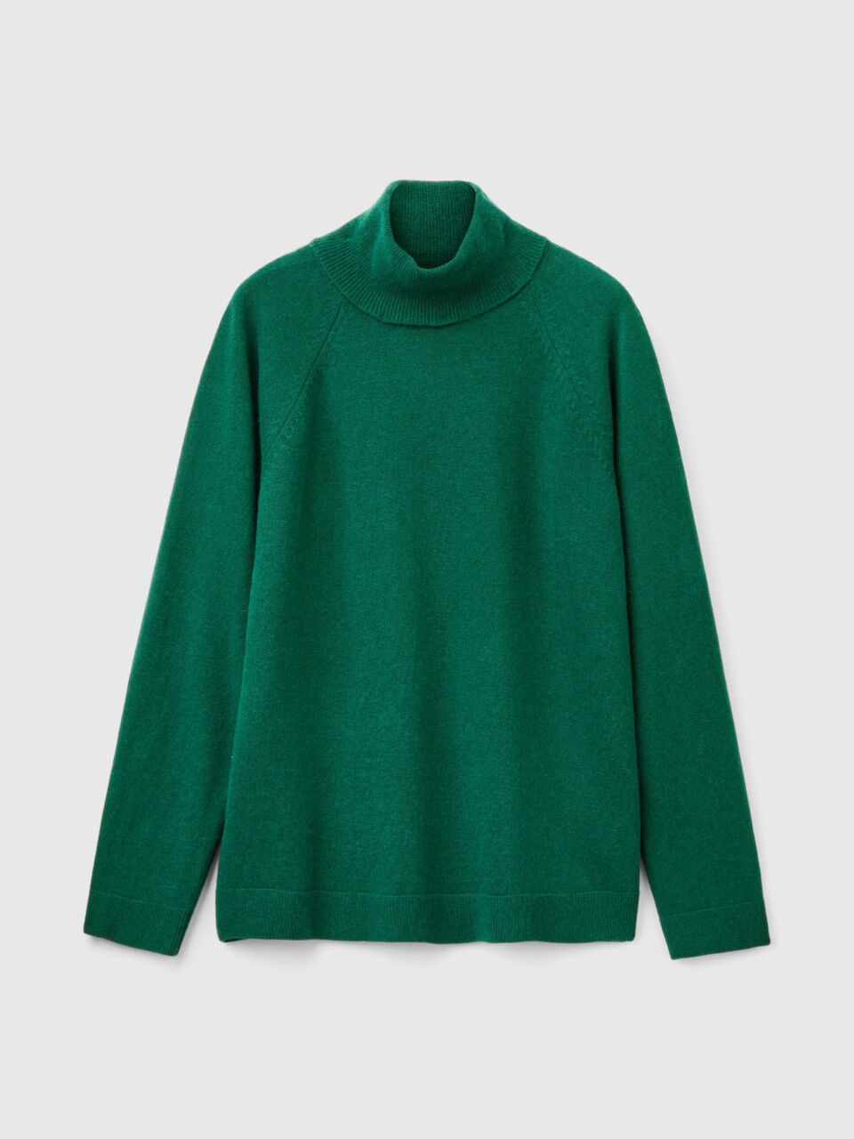 Rollkragenpullover damen tannengrün