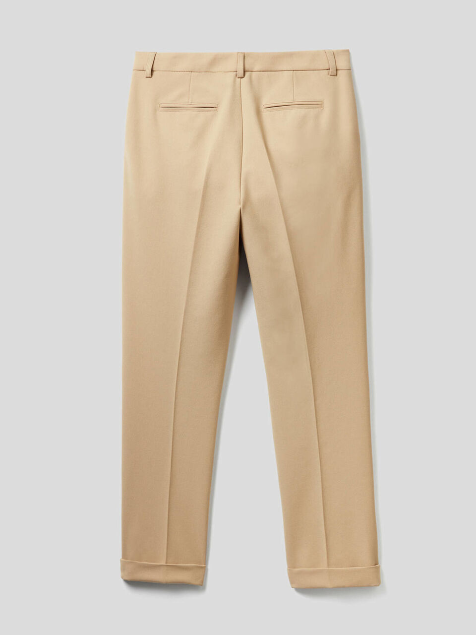 Pantalon stretch avec revers image number 2