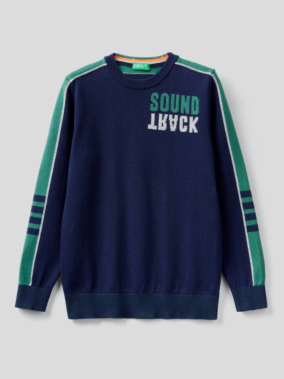 Pullover mit Details im Intransienmuster image number 1