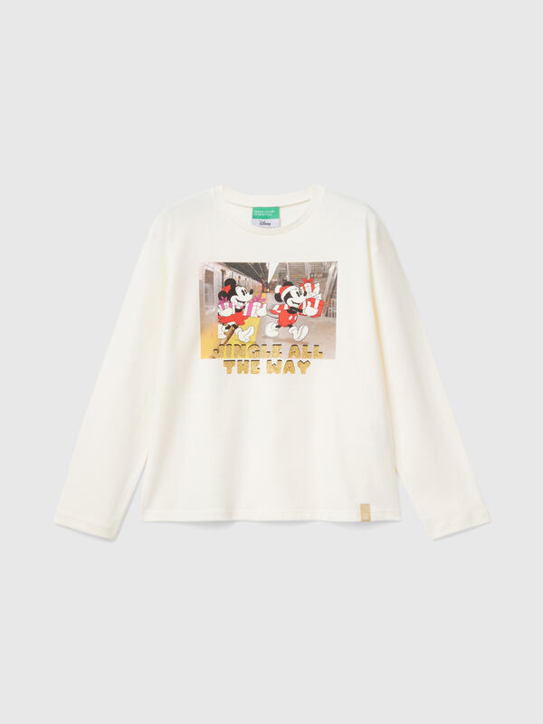 Minnie and Mickey Mouse Christmas t-shirt Junior Girl