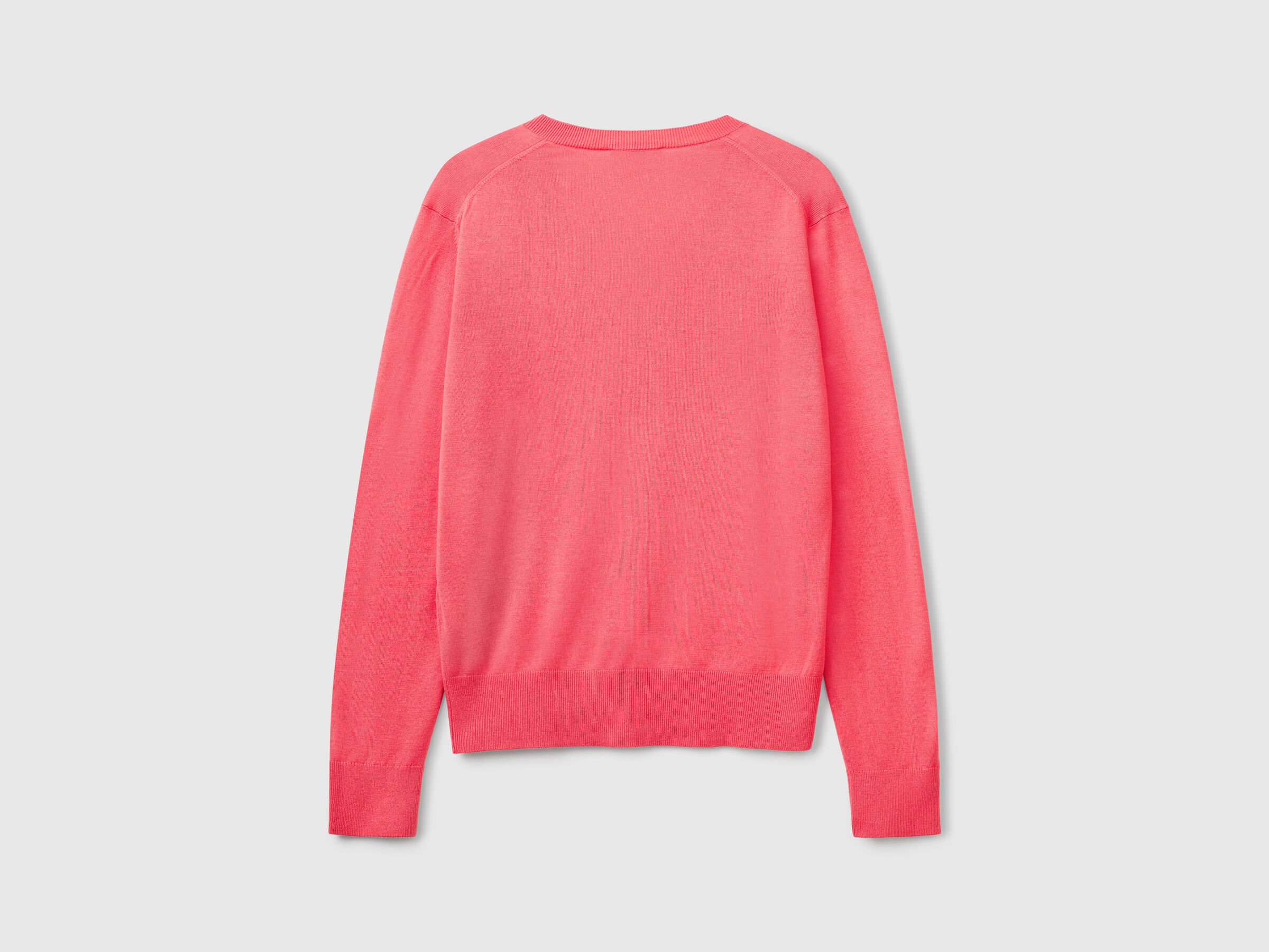 MAGLIA SCOLLO V M/L Donna image number 4