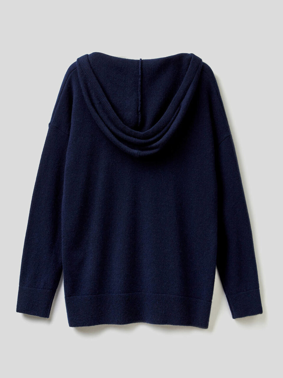 Maglia in puro cashmere con cappuccio image number 2