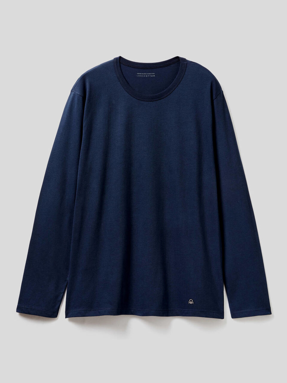 T-shirt in caldo cotone a fibra lunga image number 1