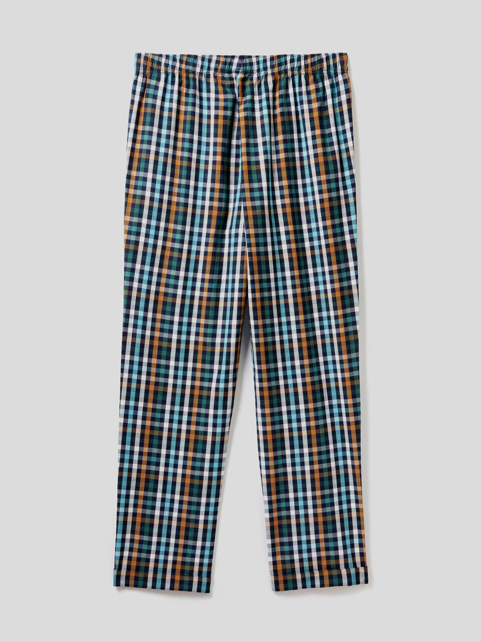 Pantaloni a quadretti con risvolto image number 2