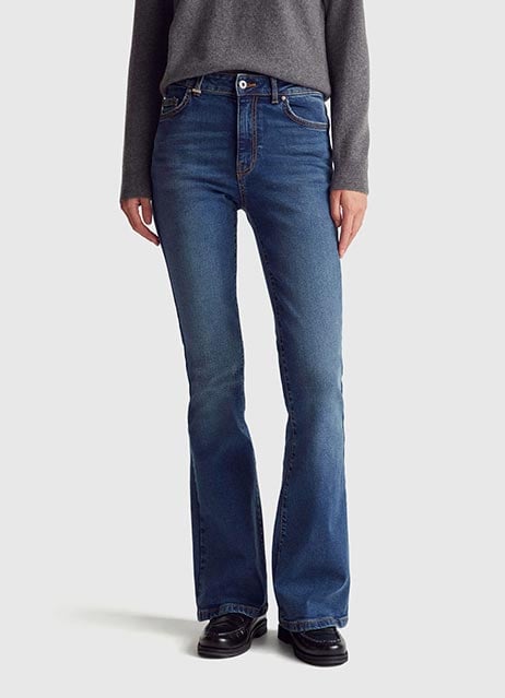 Damenjeans mit Schlag