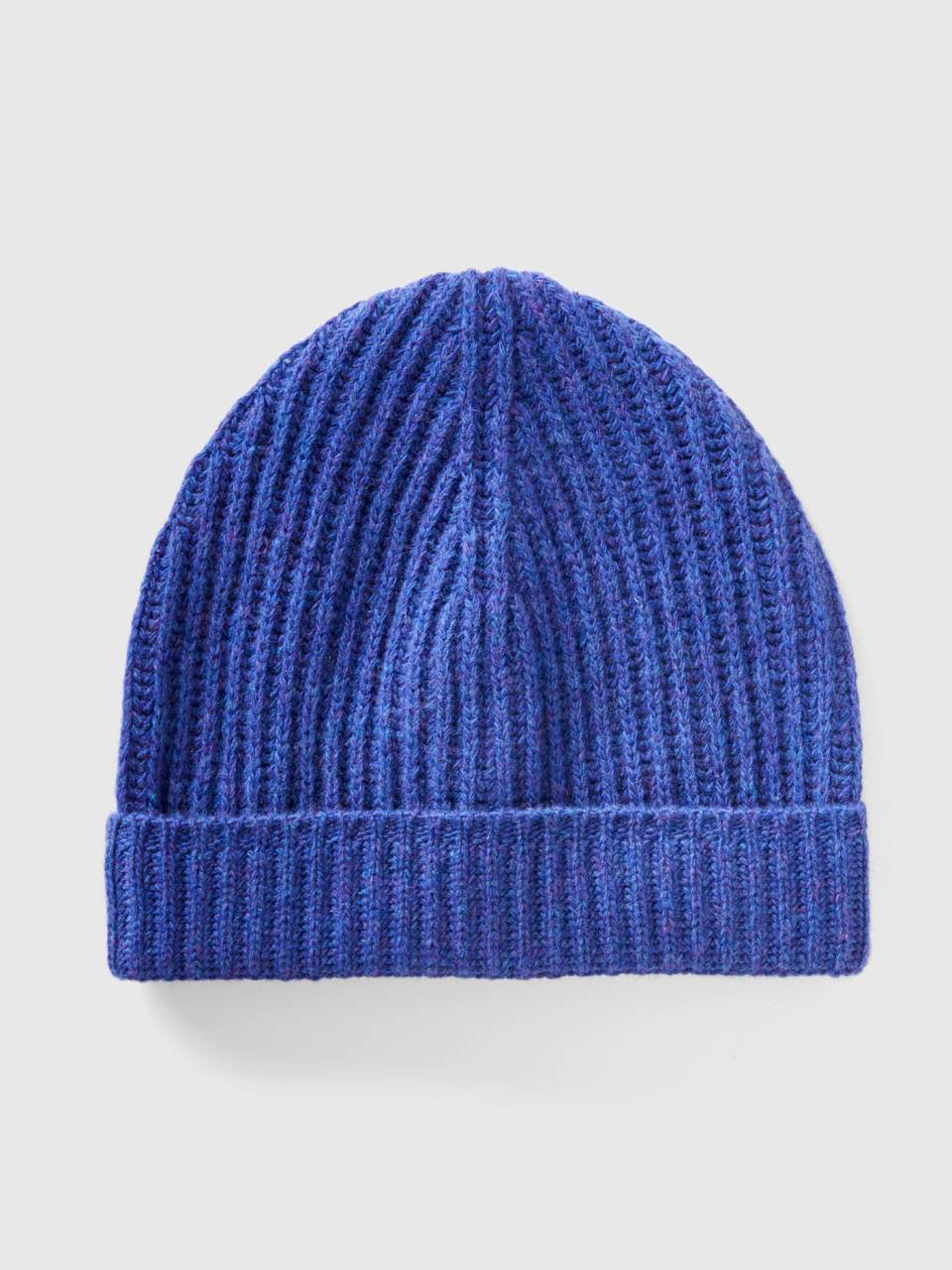 Mütze aus reiner Schurwolle - Blau | Benetton